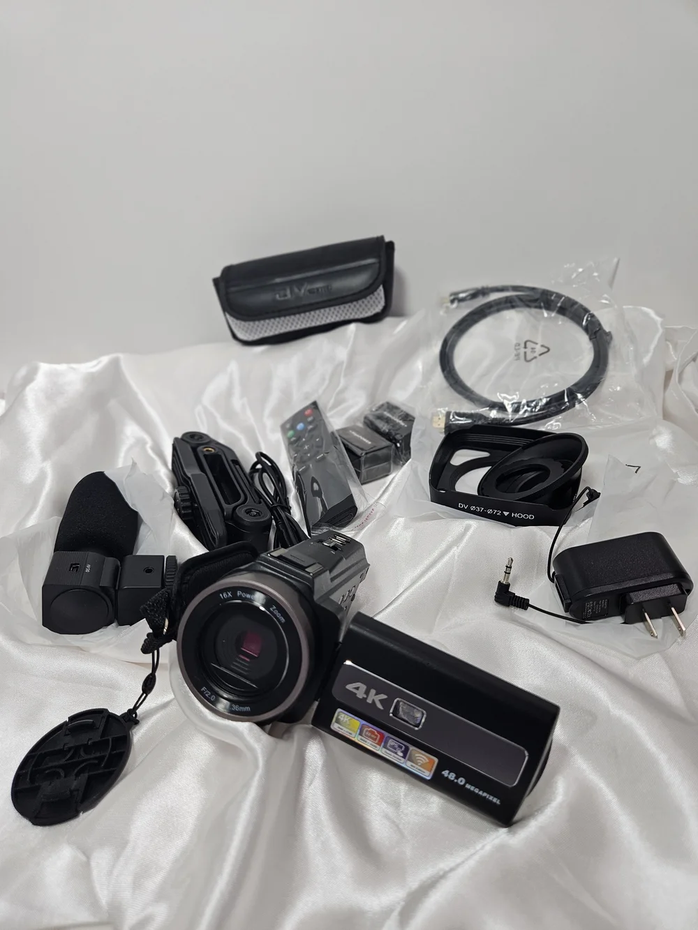 Digital Camera 4K Video Camera - Black
